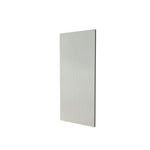 Homebase Gloss & Matt Clad-On Wall Panel Ends (752mm x 343mm) - Ivory Paint