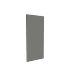 Homebase Gloss & Matt Clad-On Wall Panel Ends (752mm x 343mm) - Grey Gloss