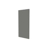 Homebase Gloss & Matt Clad-On Wall Panel Ends (752mm x 343mm) - Grey Gloss