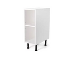 White Flat Pack Premium Kitchen Base Unit - Carcass 400mm