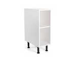 White Flat Pack Premium Kitchen Base Unit - Carcass 400mm