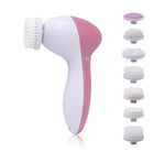 Facial Cleansing Brush Face Scrubber with 7 Brush Heads for Deep Cleansing