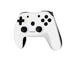 CLEVO Wired Gaming Controller for PC, PS3, Steam Joystick Gamepad, White