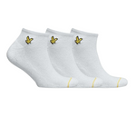 Lyle & Scott Ross 3 Pack Trainer Socks - White (Men's 7-11 UK)