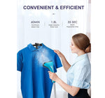 Cozeemax KG3203 Garment Steamer Blue White 2000W with 1.8L Tank