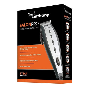 Paul Anthony ''Salon Pro'' Corded Hair Clipper Set for Men H5120BK