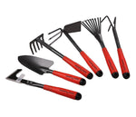 FLORA GUARD 6 Piece Garden Tool Sets - Trowel, Rakes, Weeder