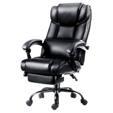 Blisswood Executive Office Chair With Footrest, Lumbar Support Black