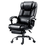 Blisswood Executive Office Chair With Footrest, Lumbar Support Black