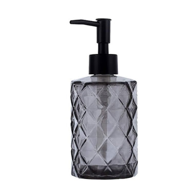 Titer Glass Soap Dispenser with Plastic Pump, 330ml Liquid Hand Soap Dispenser