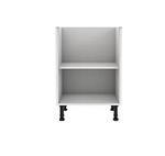 White Flat Pack Premium Kitchen Base Unit - Carcass 600mm