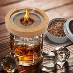 Cocktail Smoker Kit Old Chimney Drink Smoker Infuser Kit Bourbon Whiskey Smoker Infuser Kit With 4pcs Wood Chips Smoke Top for Cocktails Gifts