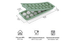 Blumtal Ice Cube Tray - 2 X 14 - Olive Green/Red