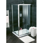 Bathstore Atlas Sliding Chrome Shower Enclosure - 1200mm (8mm Glass)