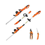 GARCARE 2 in 1 Electric Hedge Trimmers, Corded 4.8A Pole Hedge Trimmer Set