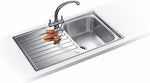 Franke Ascona ASX611-86 1.0 Bowl Stainless Steel Inset Reversible Kitchen Sink