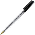 Staedtler 430m-9 - 430 Stick Ball Pen Med 035mm Black 430m-9 - (PK10)