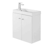 Bathstore Alpine Duo Poly Marble 495mm 1Th Basin Only