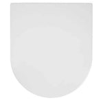 Bathstore Falcon Slim Toilet Seat, White Duroplastic