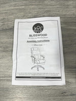 Blisswood Executive Office Chair With Footrest, Lumbar Support Black