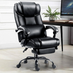 Blisswood Executive Office Chair With Footrest, Lumbar Support Black