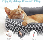 Catromance Cat Bed, 20 Inch Pet Bed with Non-Slip Bottom For Cats And Small Dogs