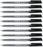 Staedtler 430m-9 - 430 Stick Ball Pen Med 035mm Black 430m-9 - (PK10)