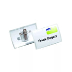 Staples - Durable 40 x 75mm Click Fold Name Badges (Pack Of 25)