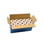 ELT, Thermal Paper Rolls (Box Of 20), 57 x 55 x 12.7, High-Quality, Two-Ply White Paper, Warning Strip Alerts, Smooth And Shiny.