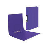 ELT 10 x A4 Glossy Binder File with 2 x 25mm Rings, Storage Of Up To 160 Sheets - Purple (10 Per Box)