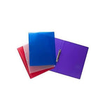 ELT 10 x A4 Glossy Binder File with 2 x 25mm Rings, Storage Of Up To 160 Sheets - Purple (10 Per Box)