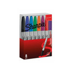 Sharpie Permanent Marker Fine Tip Assorted – Pack Of 8