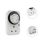 ELT, 24 Hour Plug-In Timer X2, Home Safety Tool 24 Hour Plug In Outlet Timer